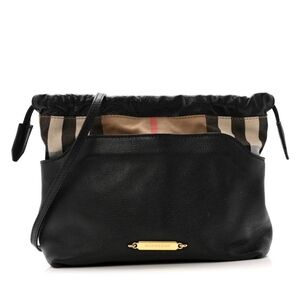 Burberry Black Leather Shoulder Bag
